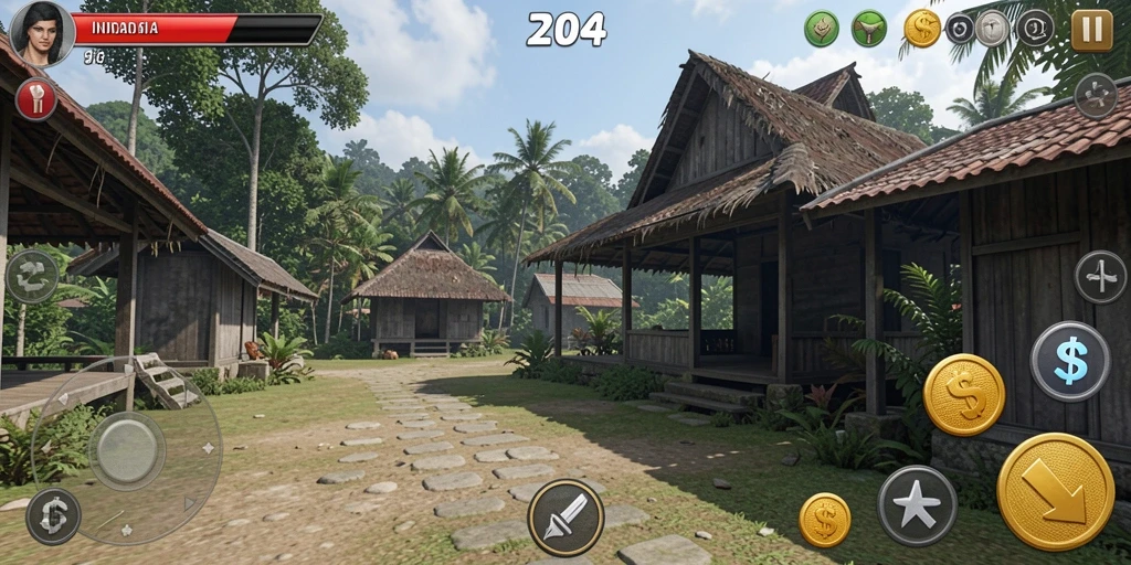 Screenshot pertama menunjukkan antarmuka utama yang sederhana dan intuitif.
