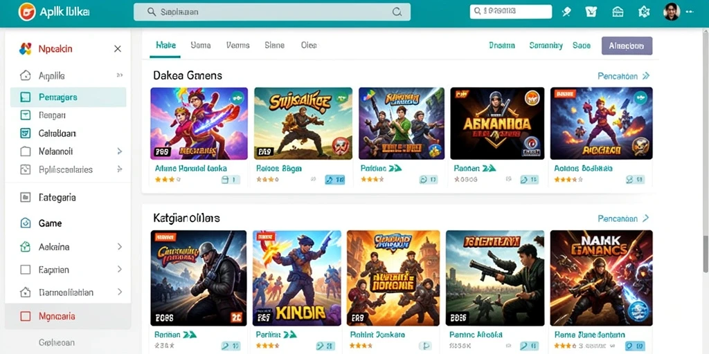 Tampilan interface pengguna yang menarik.