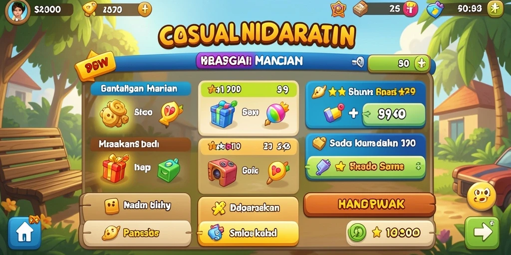 Tampilan antarmuka yang user-friendly.