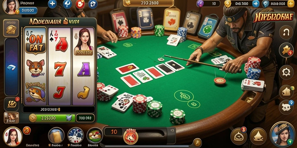 Tampilan menarik dari permainan slot klasik.