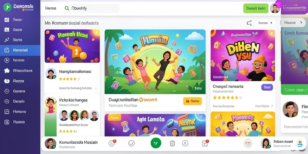 Tampilan antarmuka yang intuitif dan menarik.