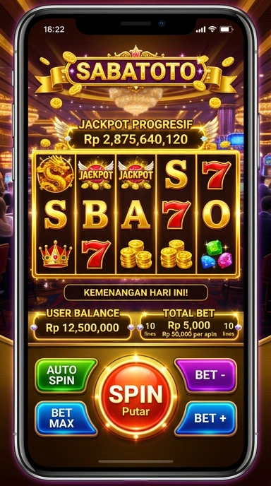 Galeri pratinjau visual sabatoto build APK resmi terbaru